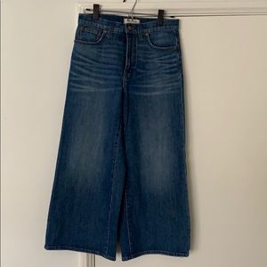 Madewell Wide-Leg Crop Jeans